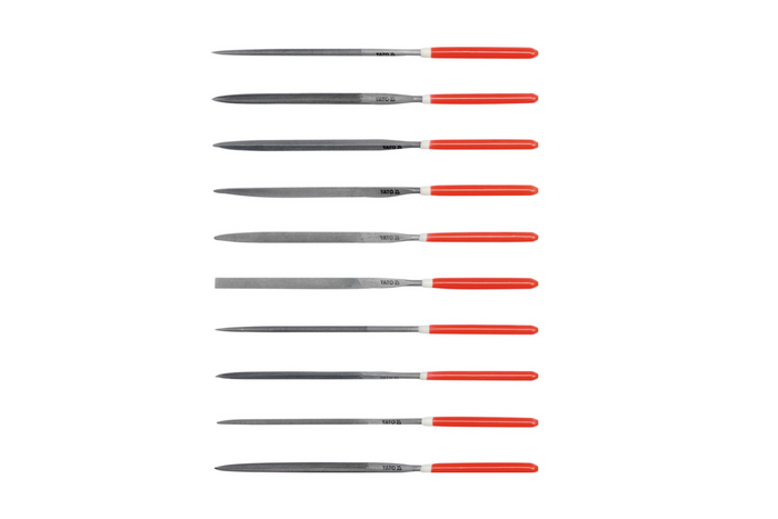 Nålfilset 10 st YATO YT-6164 4x160x75mm