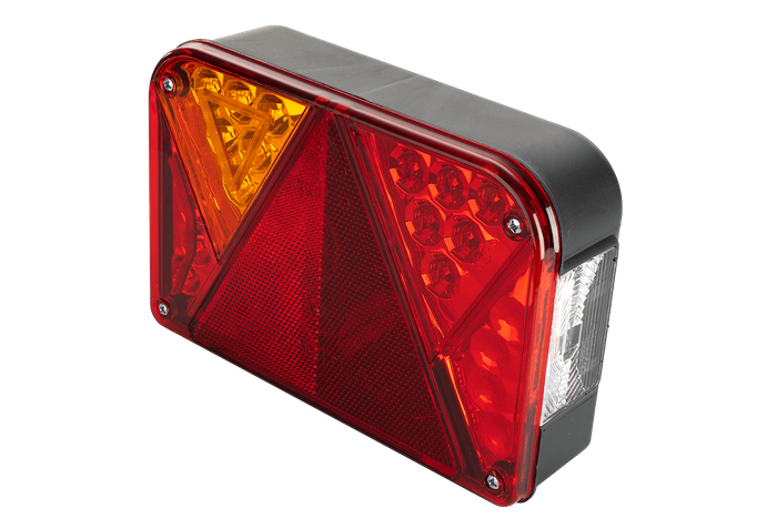 Ljussats: DOBPLAST DPT35 LED-bakljus + FRISTOM FT-009 LED-sidomarkeringsljus + MANTES 7m 7-polig kabelhärva
