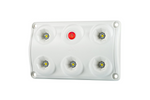 HORPOL LWD2153 LED 900lm bilkupélampa med strömbrytare