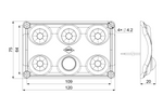 HORPOL LWD2156/CZ LED 900lm svart bilkupélampa med rörelsesensor
