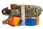 UNITRAILER 5m/25mm/1t orange transportband med spännare
