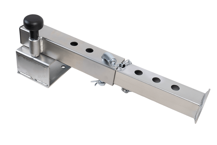 UNITRAILER JL1 utdragbart vevstöd för 1500 kg flaksläp 346-576 mm