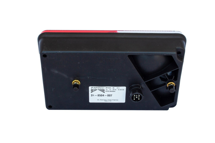 ASPÖCK Multipoint V LED-baklykta, 6 funktioner, vänster