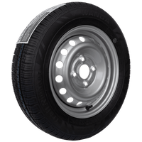 Släphjul DÄCK WANDA 155/70 R13 79N FÄLG TRAILER TOPP 4Jx13"H2 4x100 ET:30