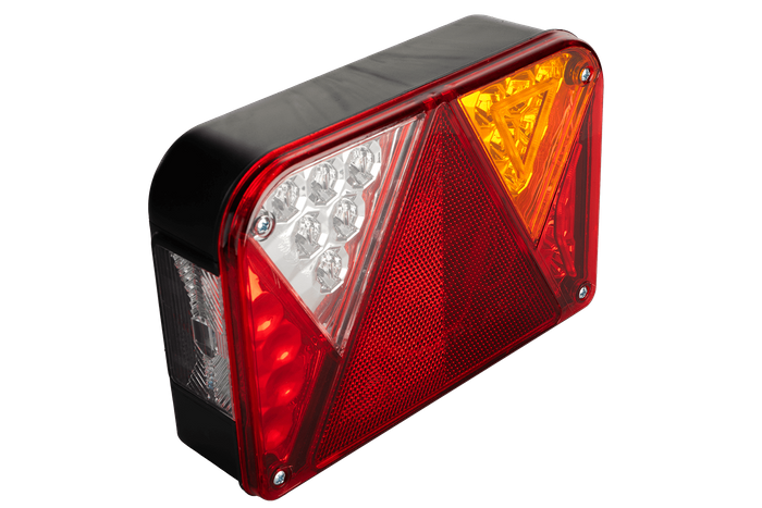 Ljussats: DOBPLAST DPT35 LED-bakljus + FRISTOM FT-009 LED-sidomarkeringsljus + MANTES 7m 7-polig kabelhärva