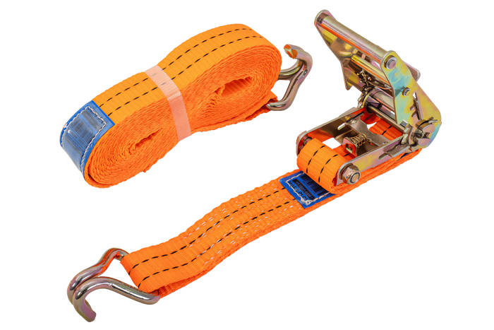 UNITRAILER 6m/35mm/2t orange transportband med spännare