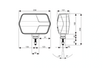 ASPÖCK LuxLED II LED-framlampa 7 funktioner 6-polig DEUTSCH DT06-6S höger