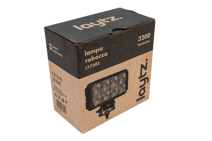LED-arbetslampa reflektor LAYTZ LY7302 32xLED 3200lm rektangulär