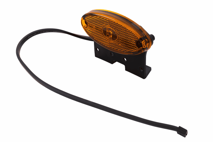 ASPÖCK FLATPOINT II LED-markeringslampa, orange, universal, med fäste