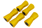 Set: fem 190 mm Knott bottenhjul för bilsläp