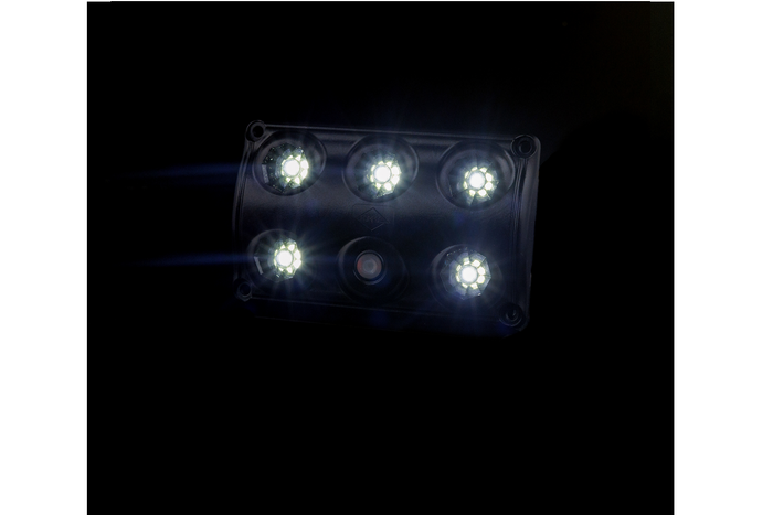 HORPOL LWD2153/CZ LED 900lm svart bilkupélampa med strömbrytare