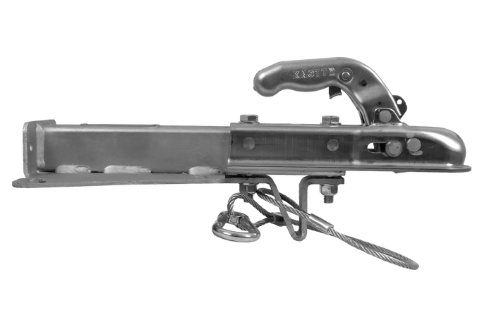KNOTT KQ14-A+KZE7.5 kulkoppling för 750 kg släpvagn med V-dragstång