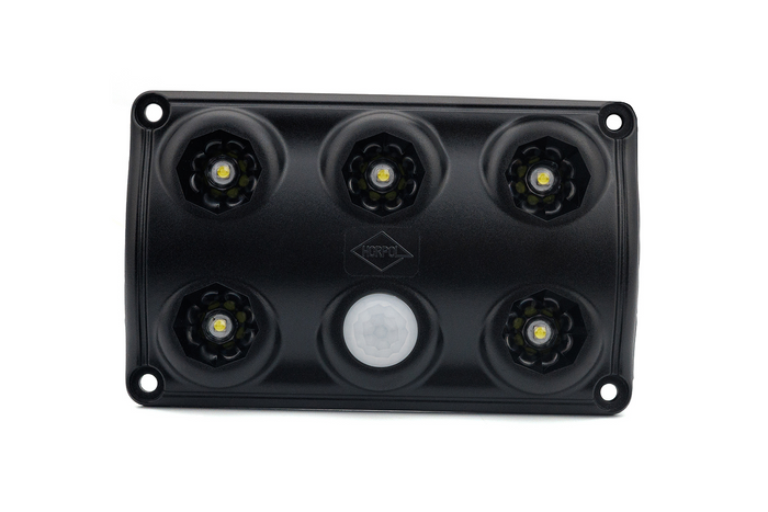 HORPOL LWD2156/CZ LED 900lm svart bilkupélampa med rörelsesensor
