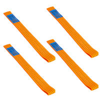 Set med fyra transportselar för UNITRAILER-släpvagn 0,5m/50mm/4t orange