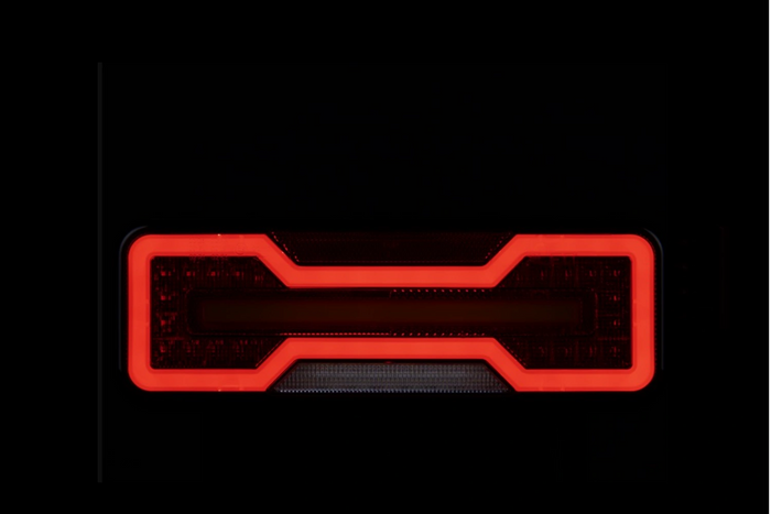 TruckLED L1871+L1872 LED NEON DYNAMIC bakljus, 0,35m kabel, 6 funktioner, vänster+höger