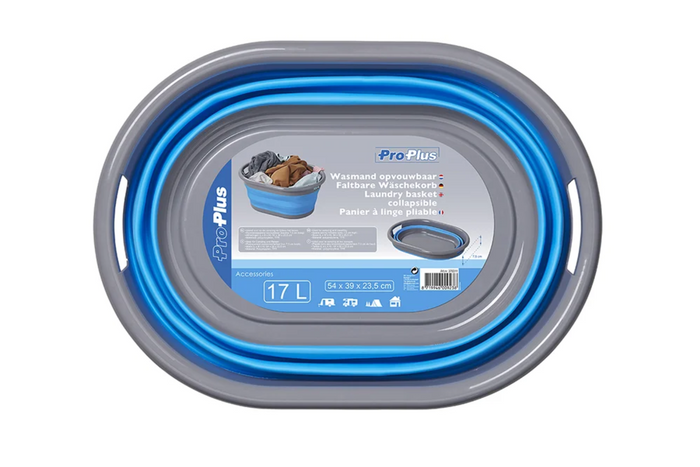 ProPlus 370311 Tvättkorg Hopfällbar Camping- och Resekorg 17L