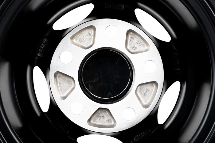 Förstärkt hjul för släpvagn KENDA TIRE 195/55 R10C 98/96N ALUMINIUM FÄLG STARCO svart 6Jx10"H2 5x112 ET:-4