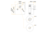 Baklykta FRISTOM MD-002 4 funktioner universal
